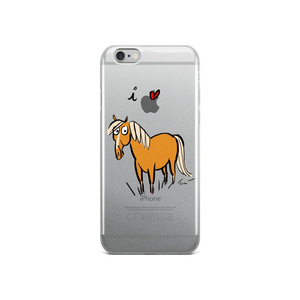 I Love Horses iPhone Case