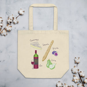 French Foods Organic Cotton Eco Tote Bag
