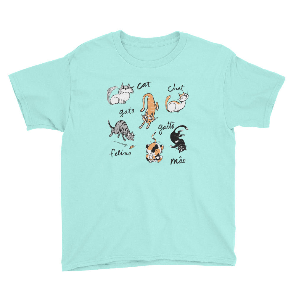 Cats of the World Kids' Short Sleeve T-Shirt