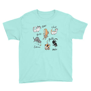 Cats of the World Kids' Short Sleeve T-Shirt