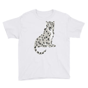 Endangered Himalayan Snow Leopard Boys and Girls Short Sleeve T-Shirt