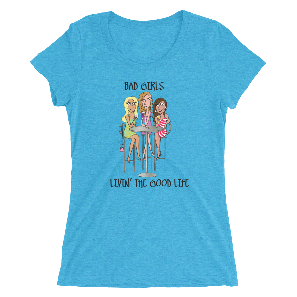 Bad Girls Good Life Happy Hour Women's Triblend T-shirt
