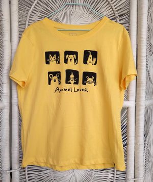 Animal Lover cat dog bird pig fish mouse t-shirt Carla Ventresca Miller Art