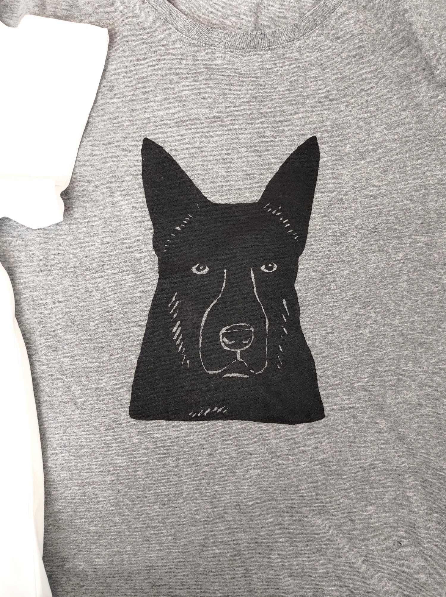 German Shepherd Akita dog t-shirt Carla Ventresca Miller Art