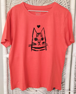 Tabby kitty atigrado cat gato t-shirt Carla Ventresca