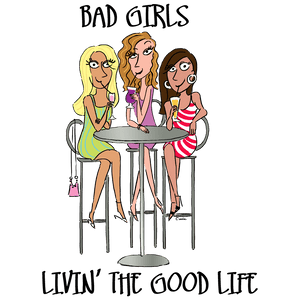 Bad Girls Good Life Happy Hour Women's Triblend T-shirt