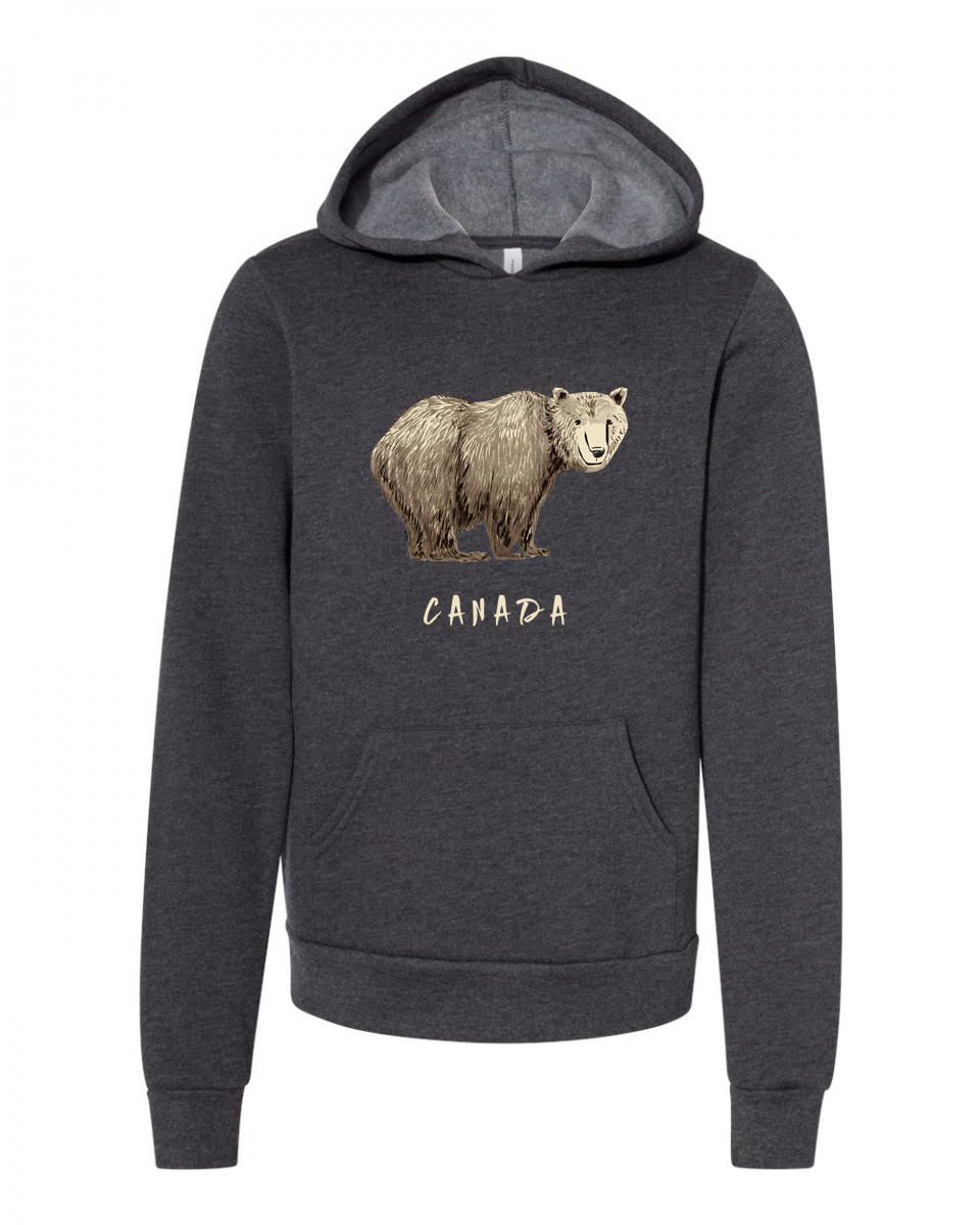 Canada Grizzly Brown Bear hoodie sweatshirt Carla Miller Art