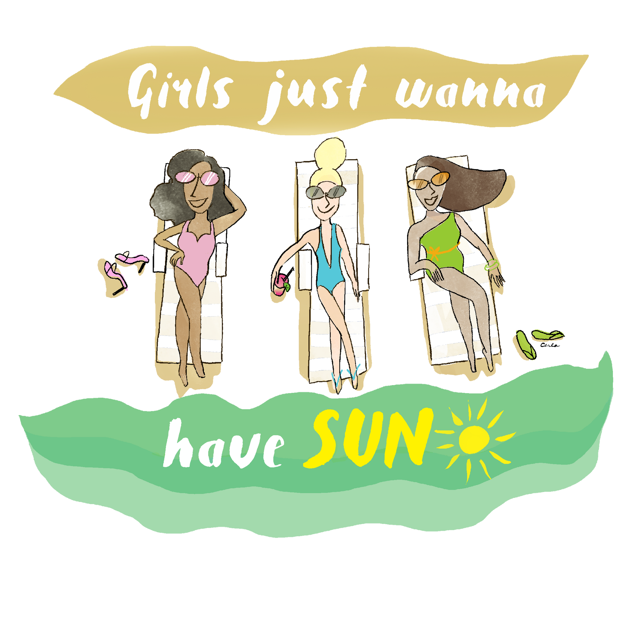 Girls Just Wanna Have Sun T-Shirt