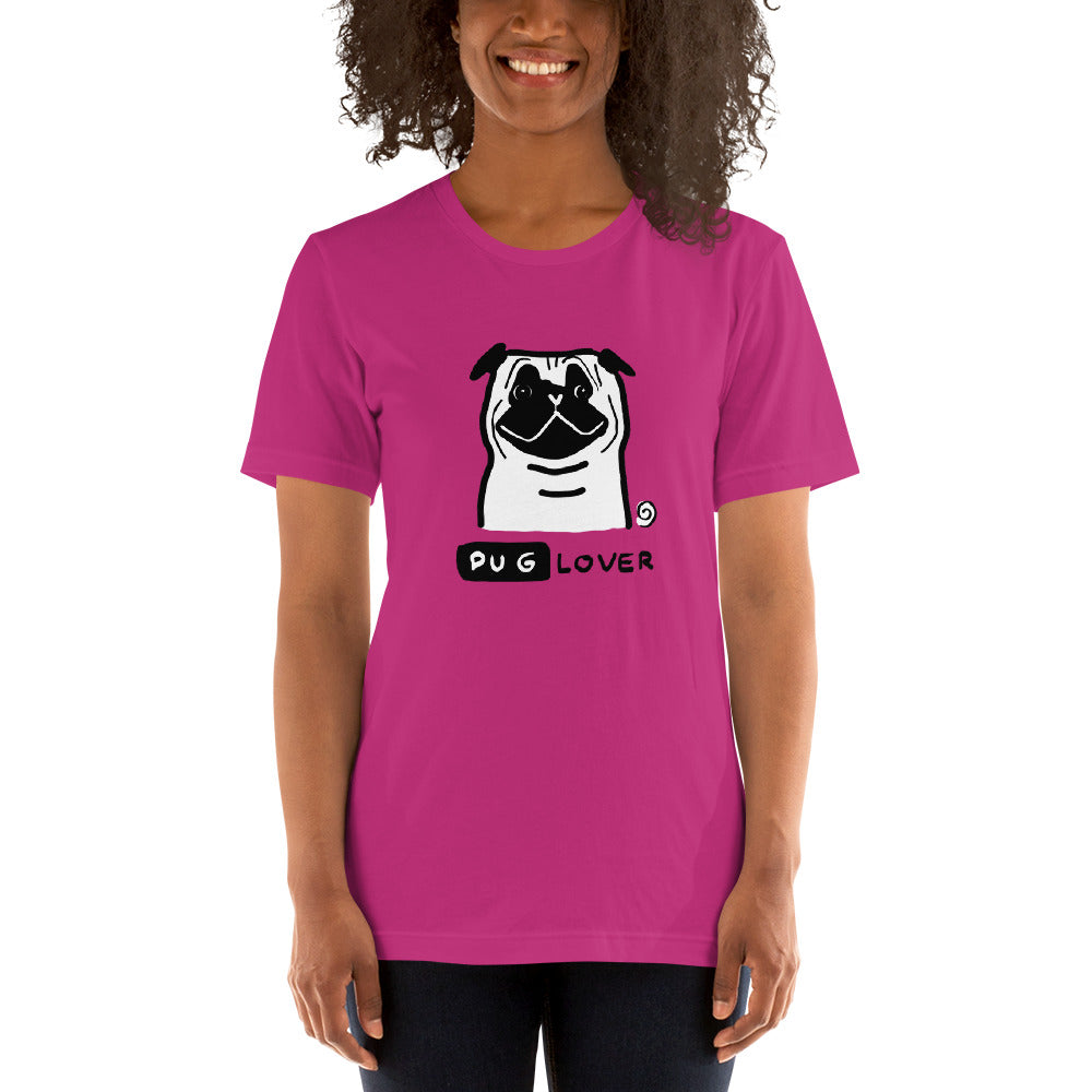 Pug Lover Men's and Women's Short-Sleeve T-Shirt