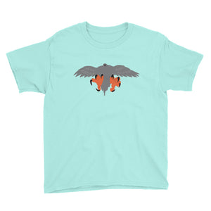 Kid's Falconry/Hawk Landing Short Sleeve T-Shirt