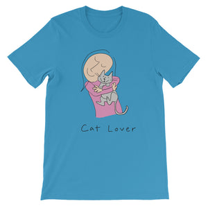 Cat Lover Short-Sleeve Men's and Women's T-Shirt