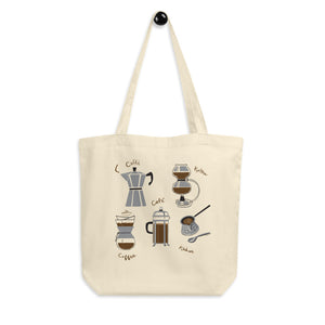 Coffees of the World Organic Cotton Tote Bag