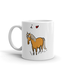 I Love Horses Coffee Mug