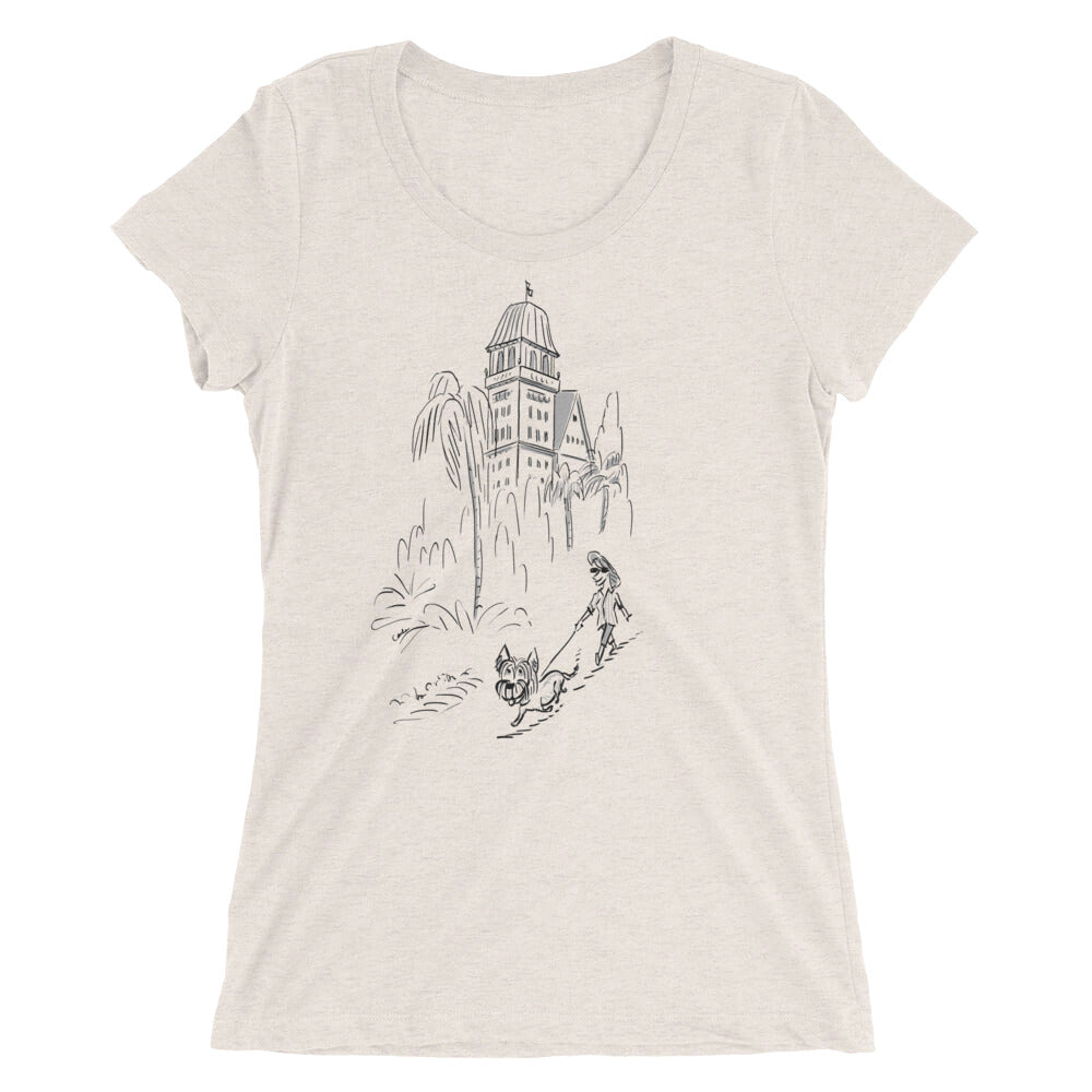 Claremont Doggie Stroll Ladies' short sleeve t-shirt