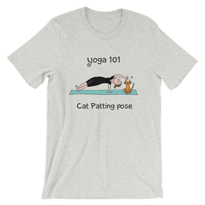 Yoga 101 Cat-Patting Pose Men's and Women's T-Shirt