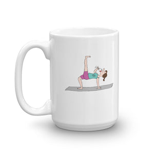 Yoga 101 Wine Drinking Pose Mug