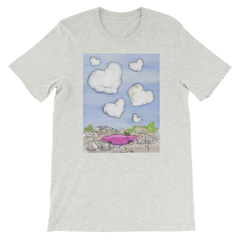 Heart in the Clouds Men's and Women's T-Shirt