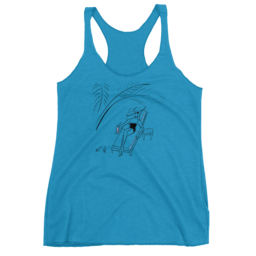 Under the Palm Leaves Racerback Tank