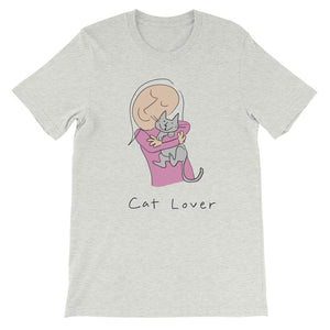 Cat Lover Short-Sleeve Men's and Women's T-Shirt