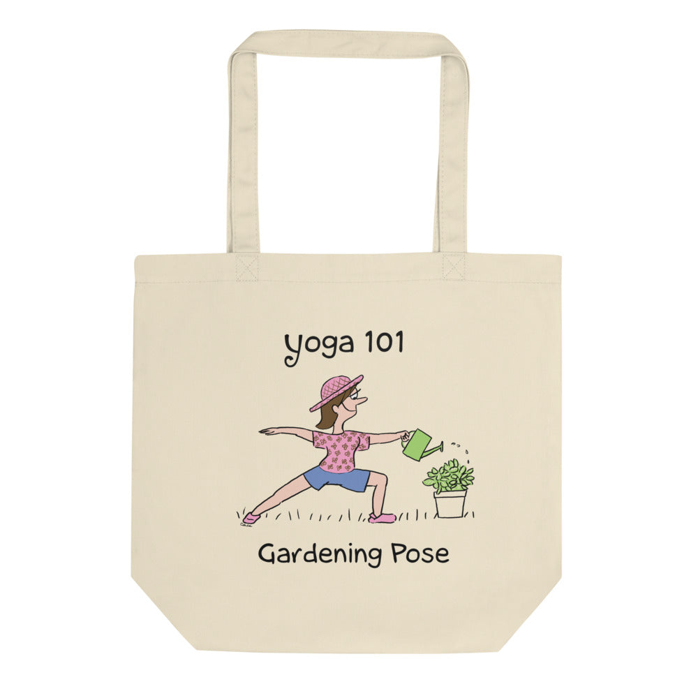 Funny yoga gift gardening lover pose