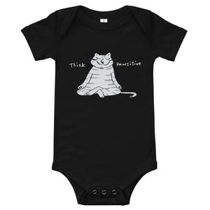 Babies' Meditating Cat Think Pawsitive T-Shirt