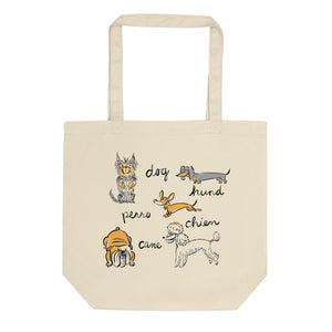 Dogs of the World Organic Cotton Eco Tote Bag