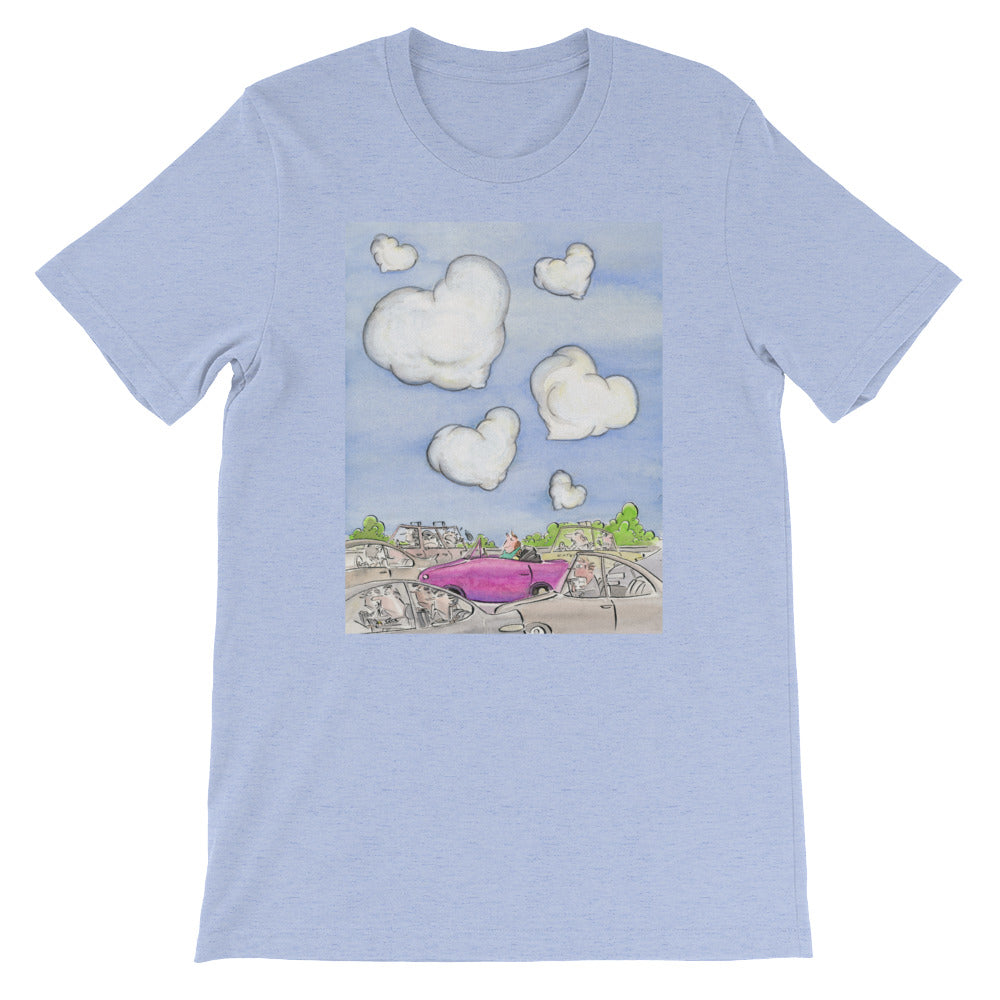 Heart in the Clouds Men's and Women's T-Shirt