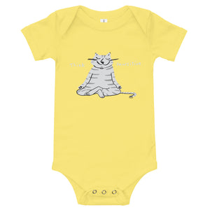 Babies' Meditating Cat Think Pawsitive T-Shirt