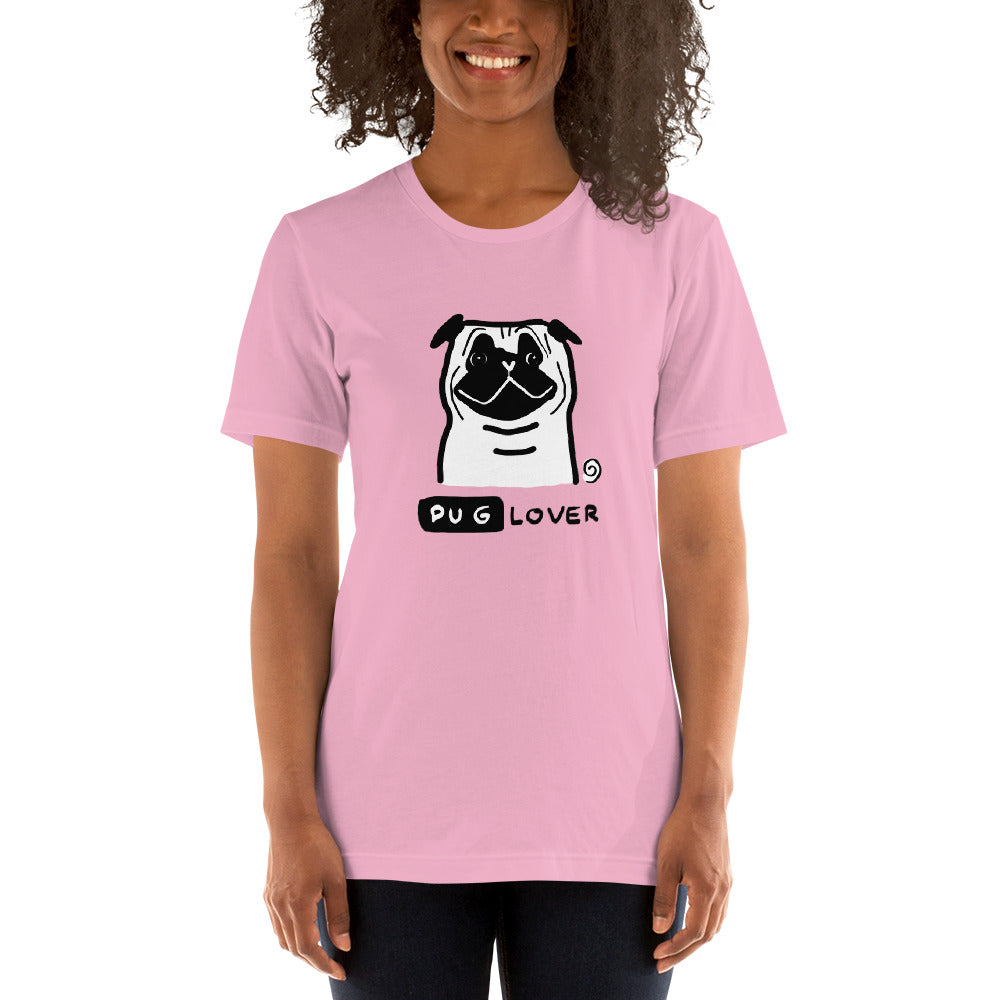Pug Lover Men's and Women's Short-Sleeve T-Shirt