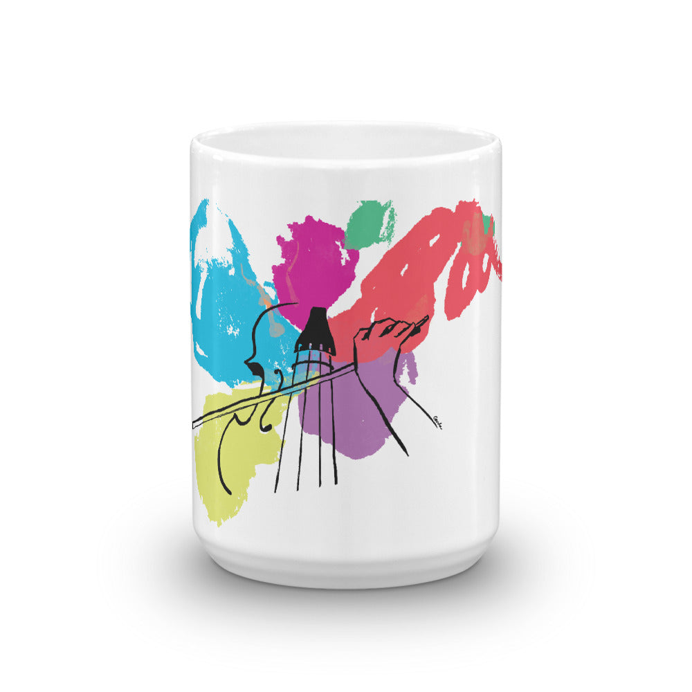 Colors of Music Cello Coffee Mug