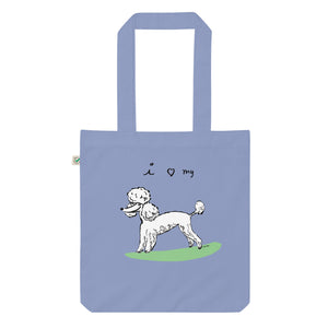 Poodle Lover Organic fashion tote bag