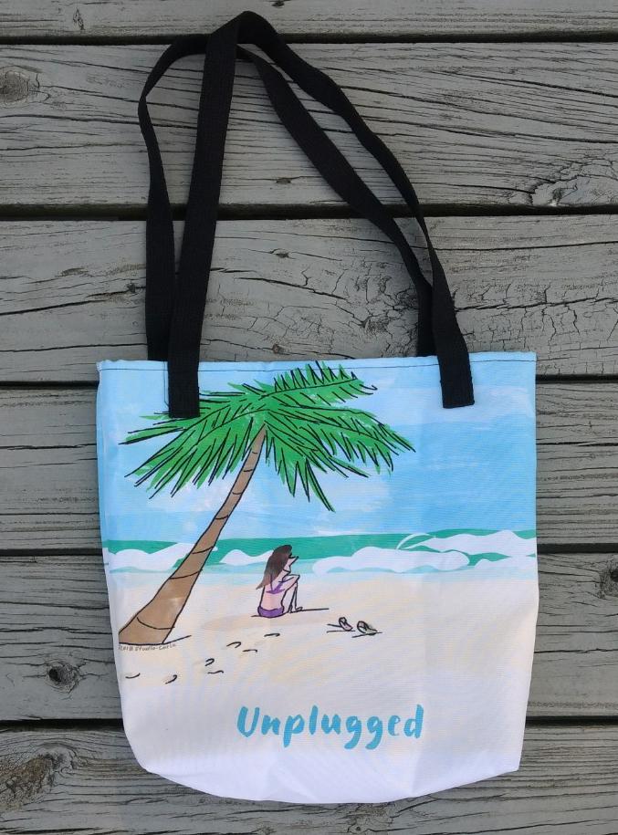 Unplugged in Paradise Tote Bag