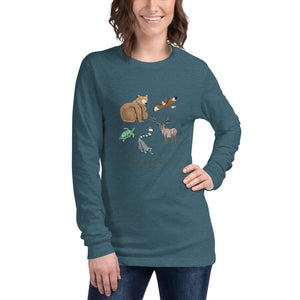 Animal Lover Bella and Canvas Long Sleeve Tee