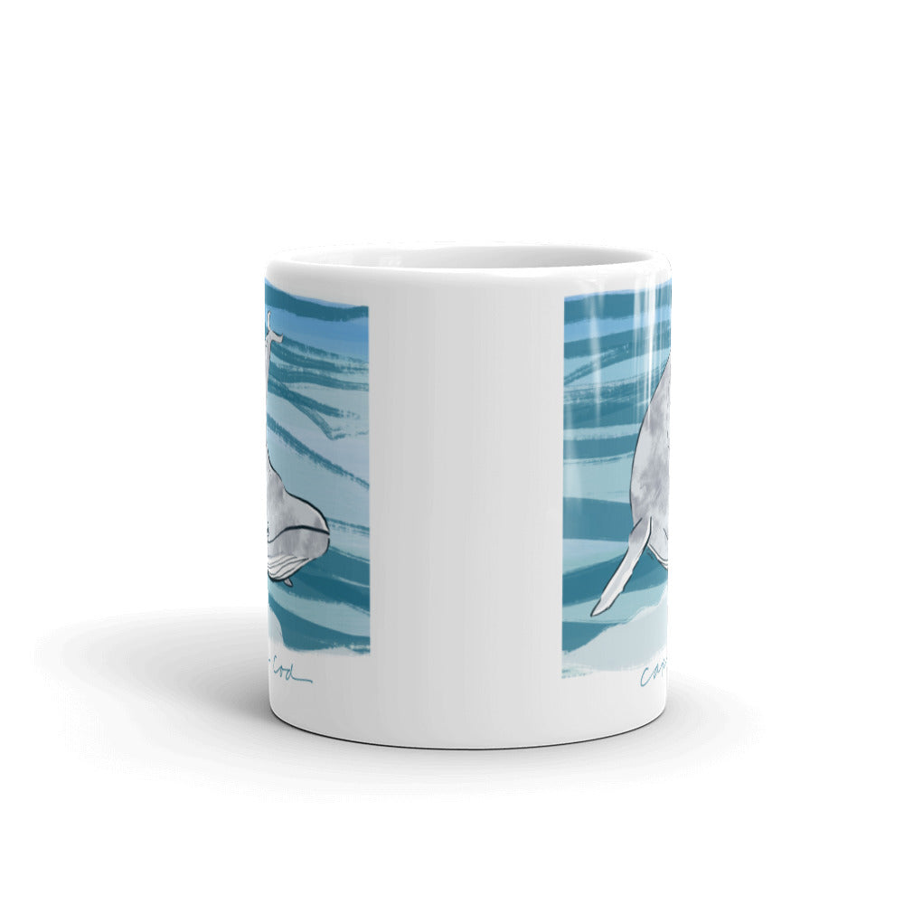 Whale Watching Cape Cod coffee mug