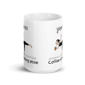 Yoga 101 Coffee Drinking Pose coffee mug