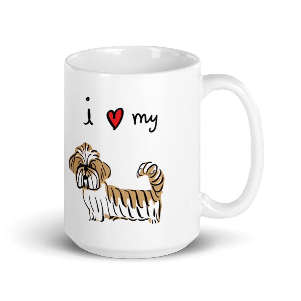I Love my Lhasa Apso Coffee Mug
